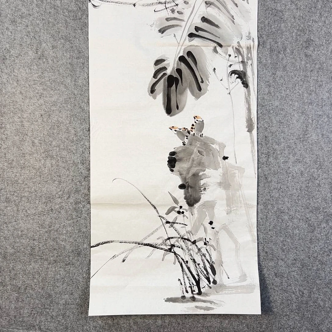 国画596 花鸟在此处飞翔也不太可能