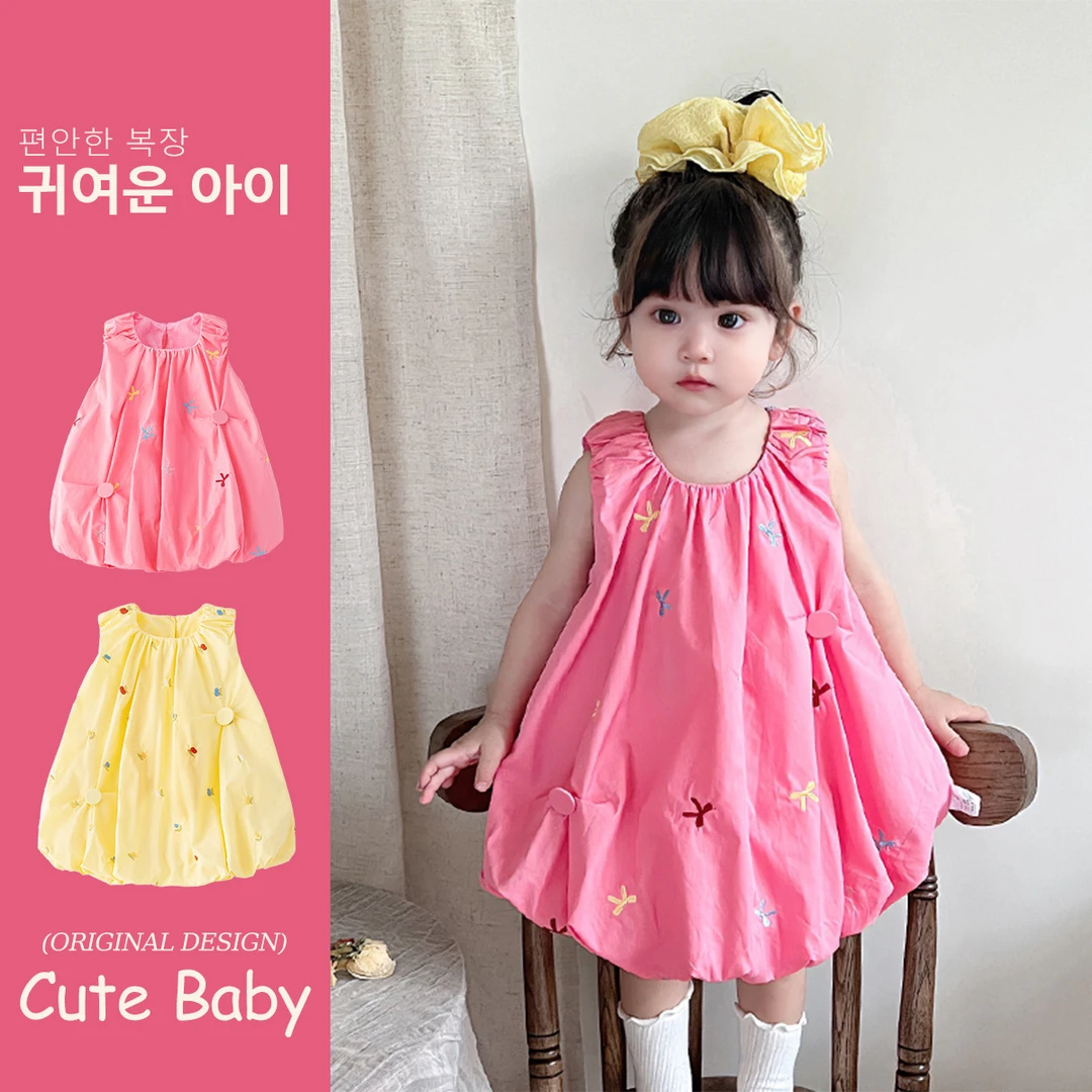 2025夏季公主裙女童连衣裙小女孩宝宝婴儿花苞裙六一裙子