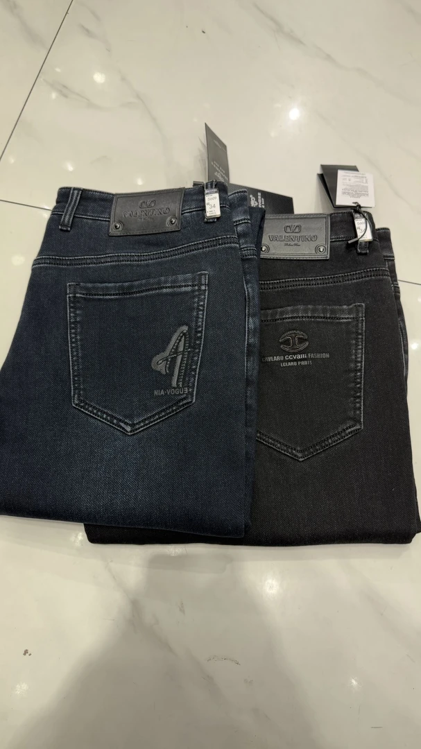 5609中腰商务休闲石磨中弹系扣牛仔裤男裤直筒男款男装