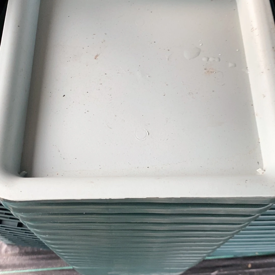 树脂10个26灰白方托盘