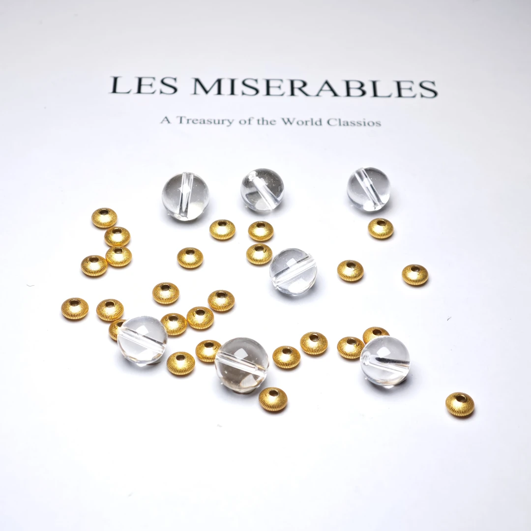 晶匠天然白水晶单珠 多样性发其一编号-BB0346简约 DIY珠料