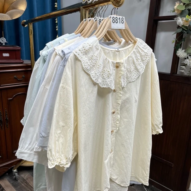 8800-8899号 可爱夏装短袖衬衫夏季上衣