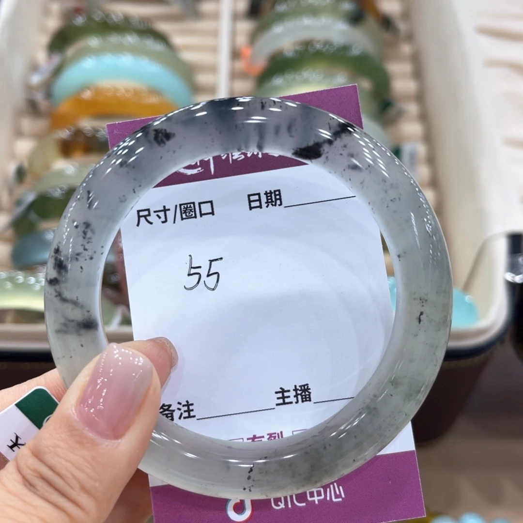 栗***子未镶嵌蛇纹石玉手镯