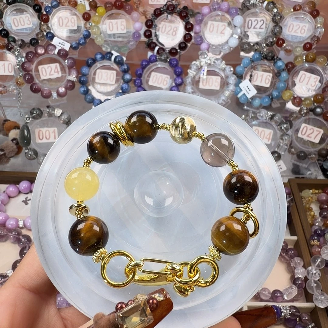 合金手链水晶虎眼石