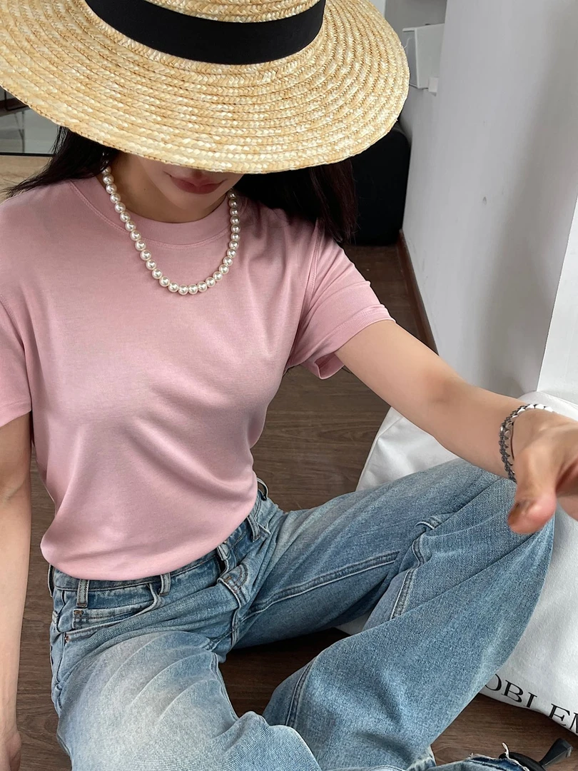 【JT定制】夏季新款宽松显瘦百搭薄款T恤上衣女