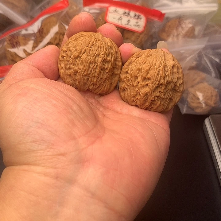 核桃泥鳅背手把件