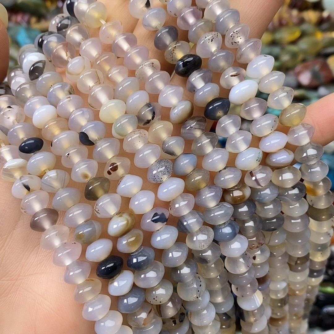 玛瑙/玉髓未镶嵌珠宝半成品卡七玛瑙一条