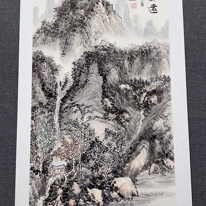 国画书画作品多次