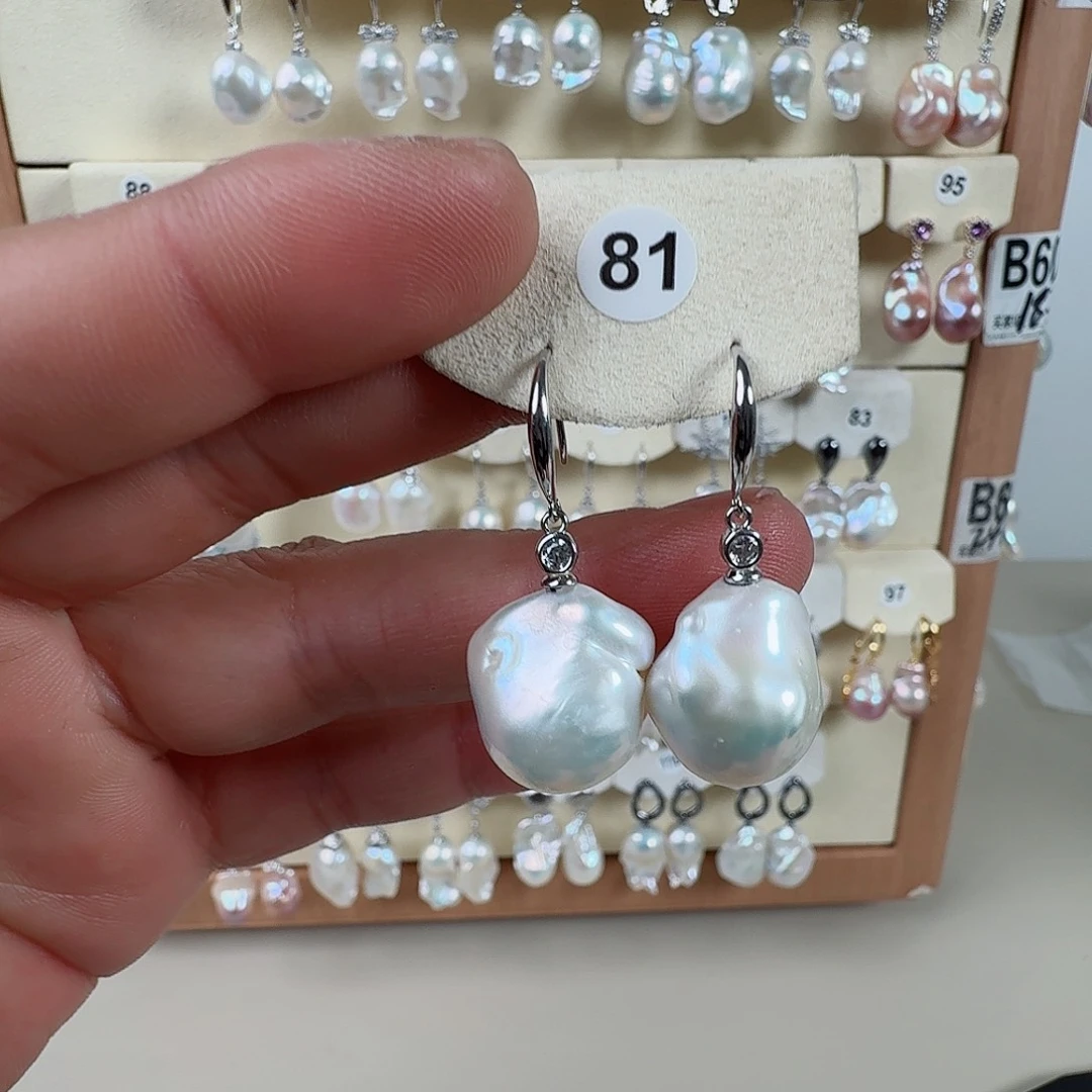 淡水珍珠颈饰银S925镶嵌