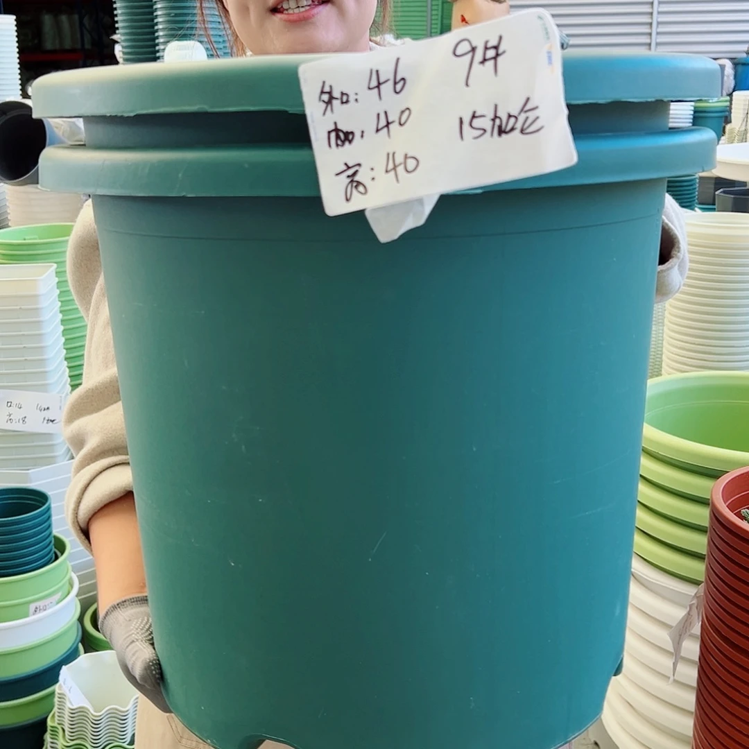 瑕疵四季盆9#墨绿色3个无托