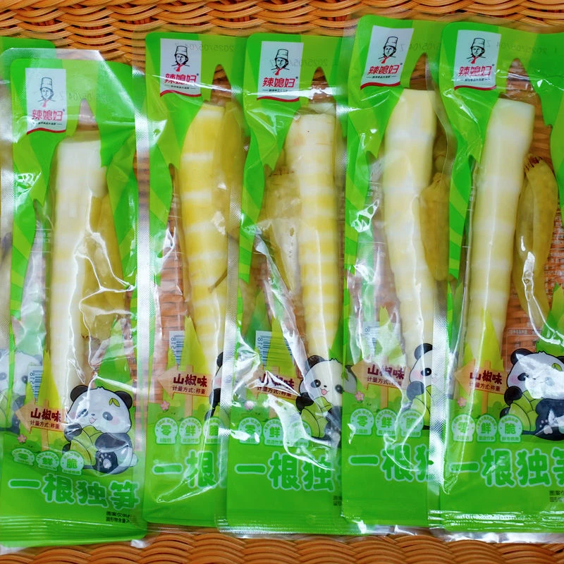 辣媳妇一根独笋泡椒笋尖开袋即食罗汉嫩笋山椒脆笋休闲零食批发