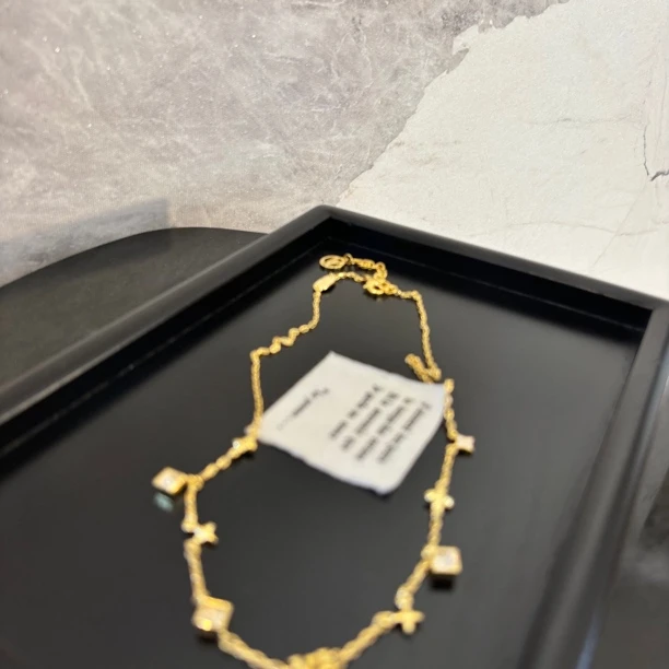 铜合金项链 黄色花花驴家项链XL3124