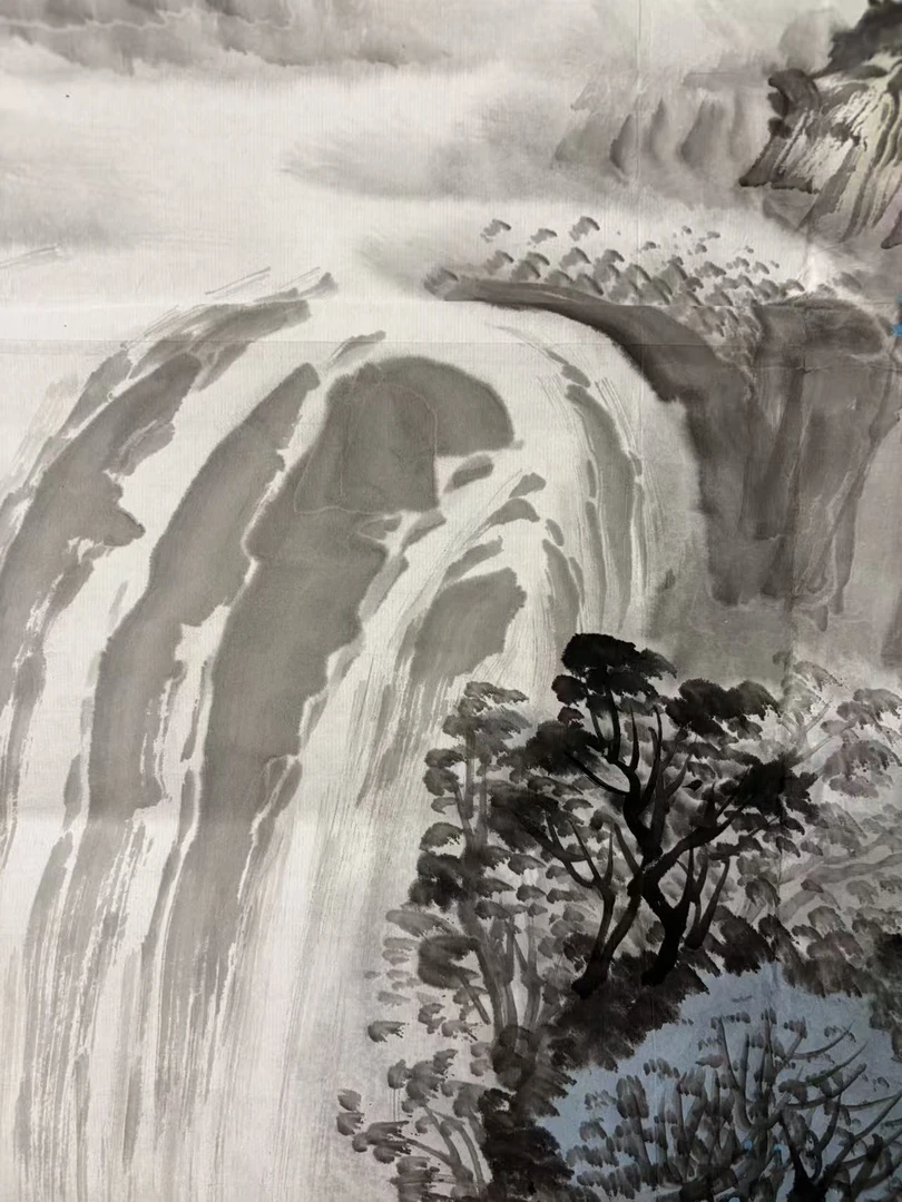 西咸文化-手工山水装饰化作