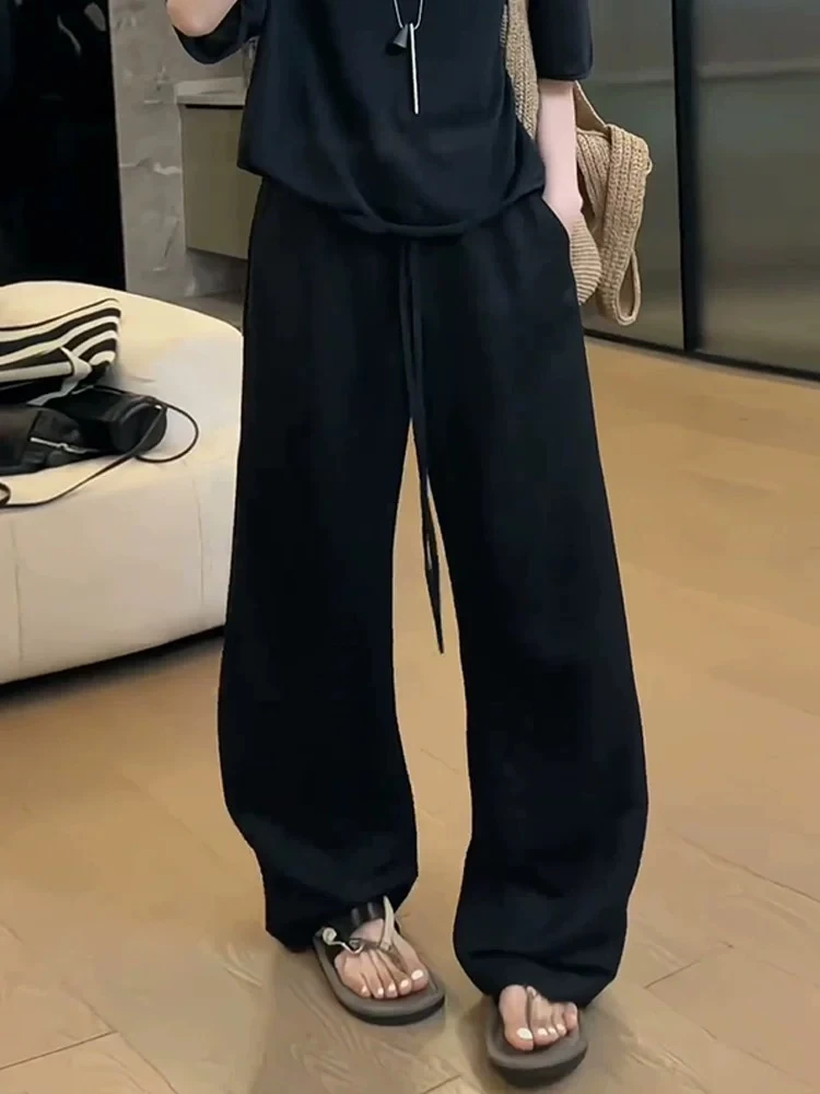 2025春夏时尚百搭休闲直筒裤