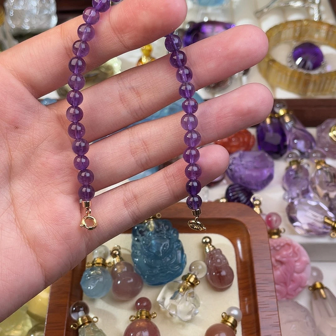 水晶颈饰未镶嵌三*天然水晶吊坠796