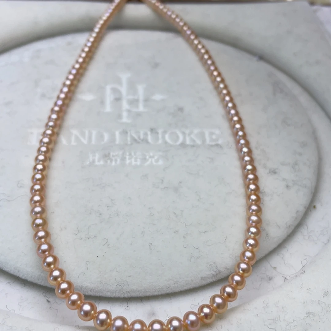 银S925镶嵌颈饰淡水珍珠