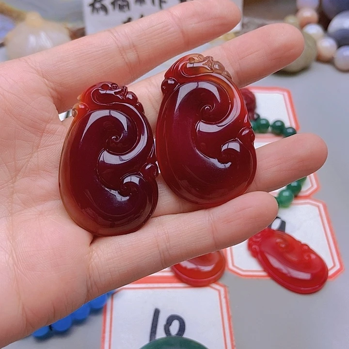 【闪购商品】未镶嵌玛瑙/玉髓珠宝半成品成*