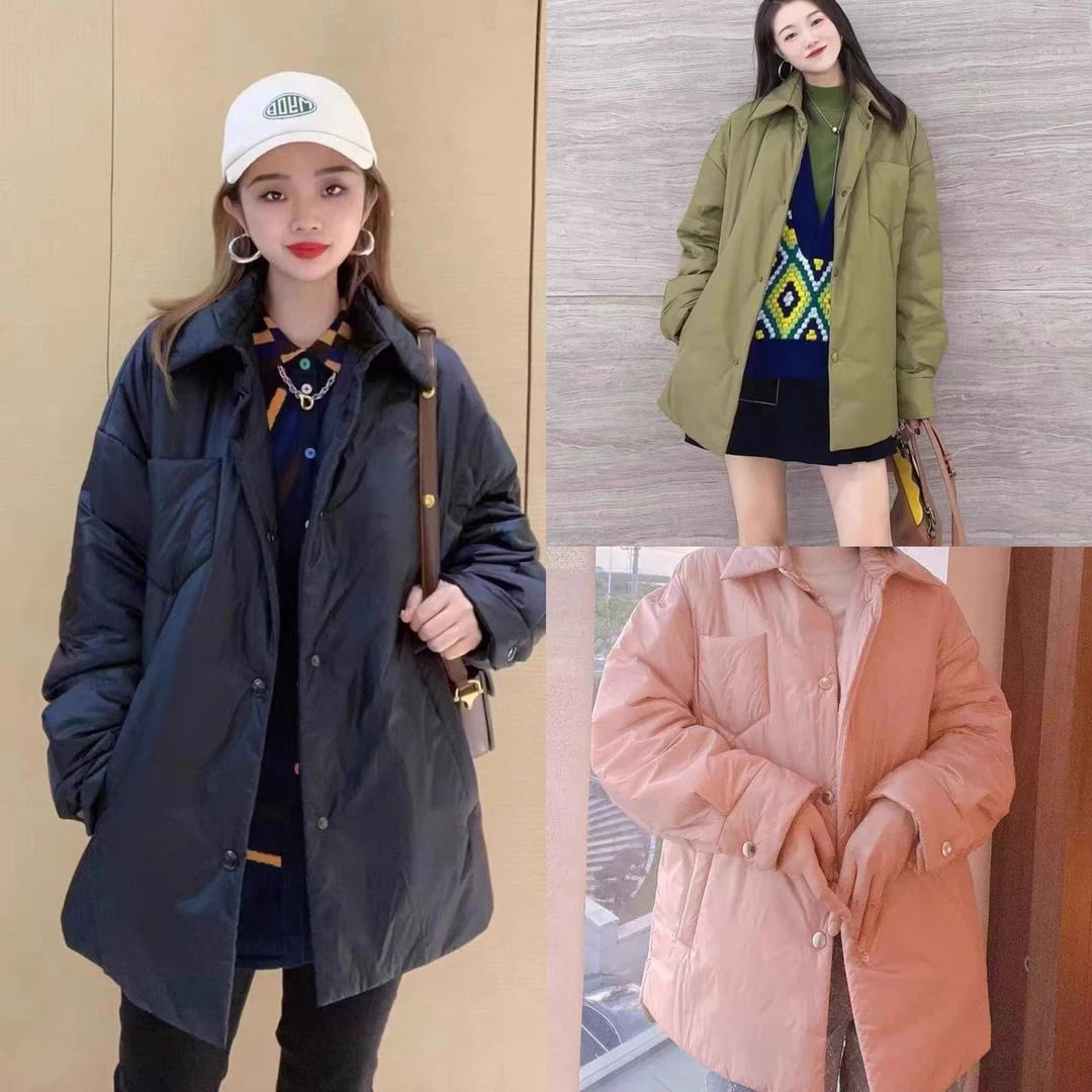 【商场同款】冬季新款新雪丽加厚保暖短款棉服棉衣外套女5400658