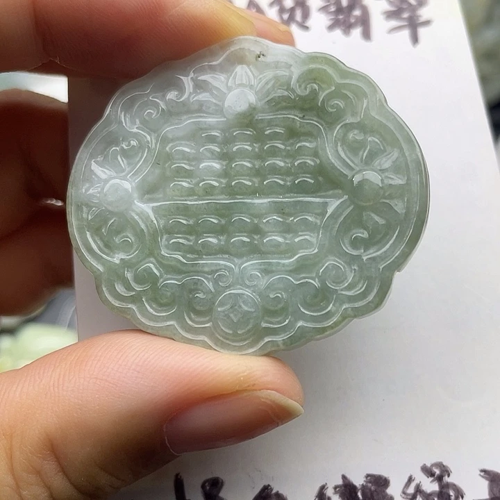 颈饰未镶嵌翡翠天然翡翠