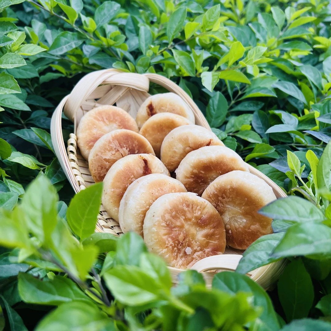 正宗潮汕绿豆饼现煎现发香糯点心下午茶