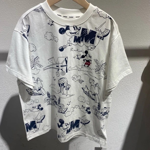 5734儿童线条米奇T恤