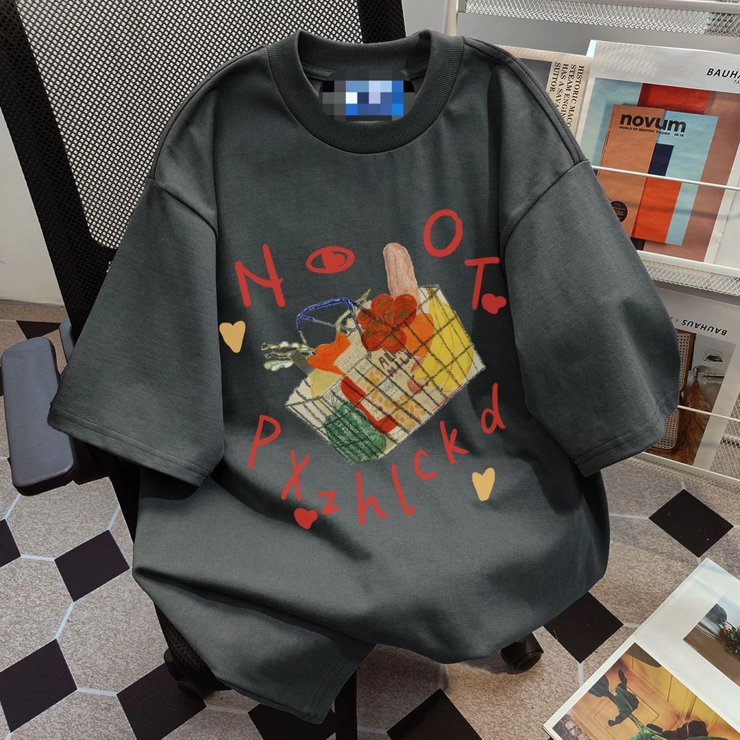 【深圳南油】2025女装春夏款T恤/320克果篮款