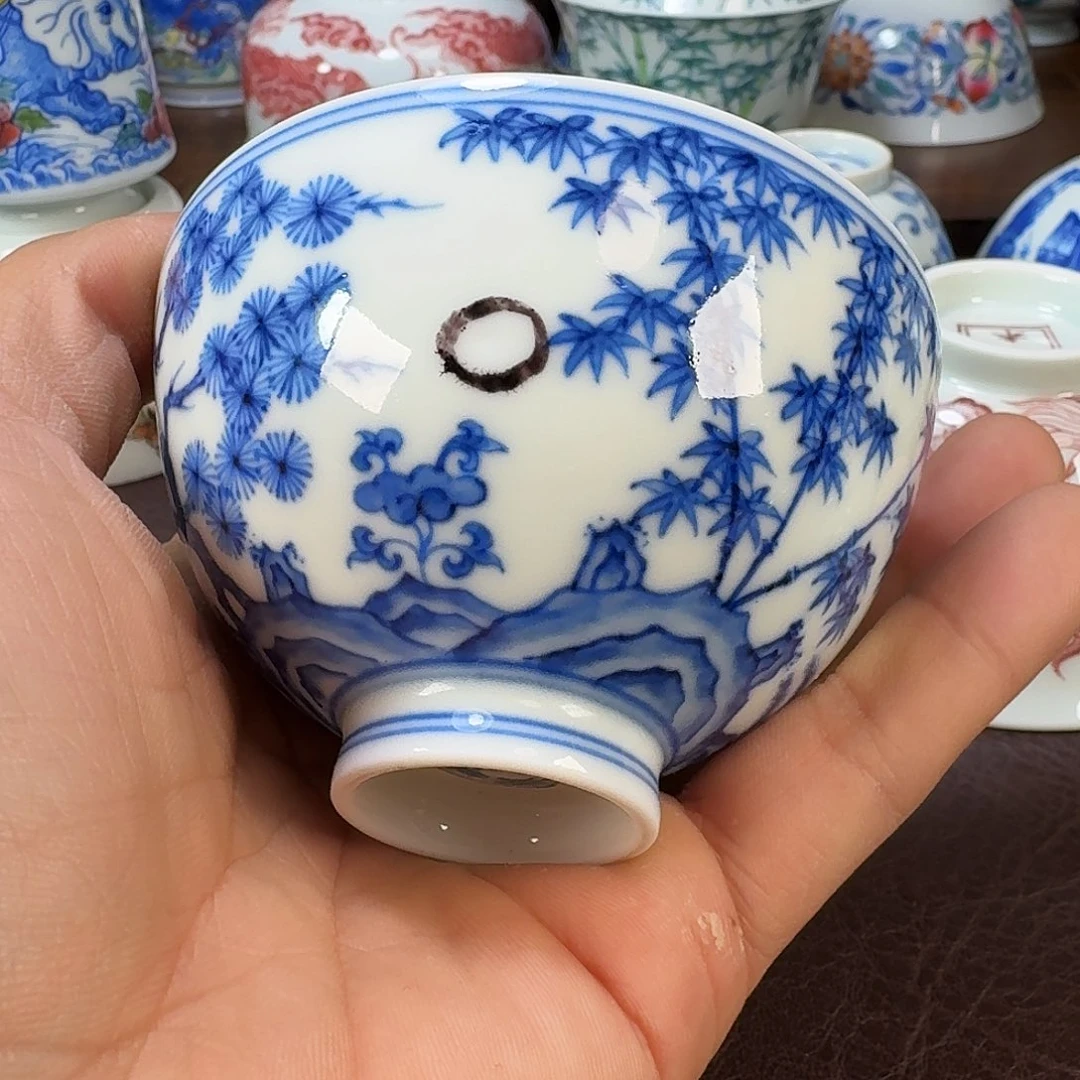 瓷片彤*现代景德镇陶瓷手绘茶具