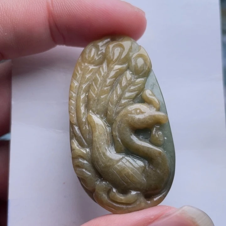 翡翠未镶嵌吊坠(不含链)翡翠