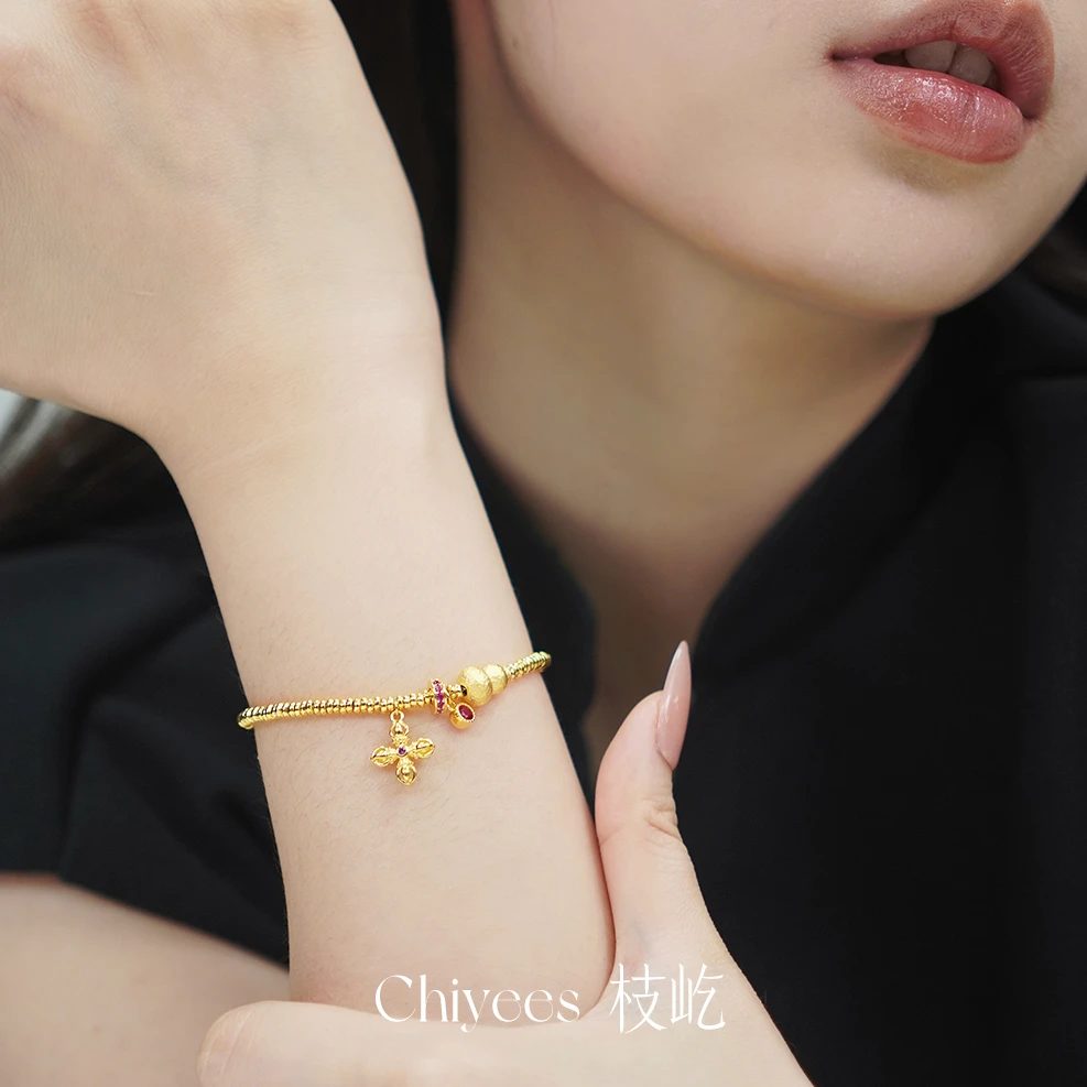 925银手链 【吉祥算盘珠】 原创小众设计 轻奢气质高级感葫芦银手链