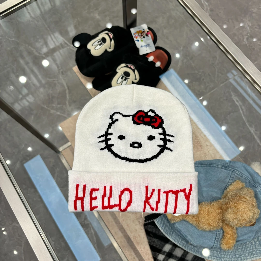 【YU·PP】小众设计师休闲百搭字母针织可爱冷帽（PS008）