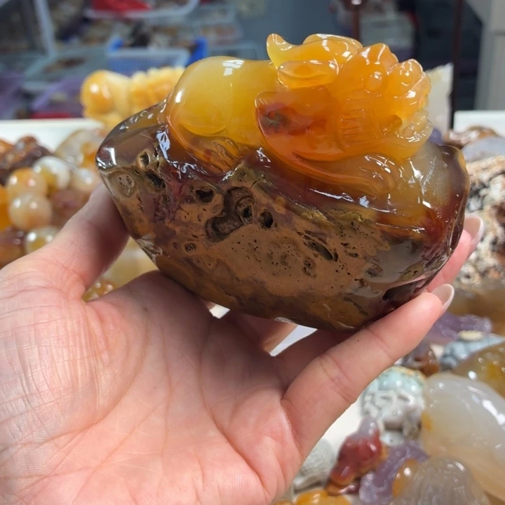 未镶嵌吊坠(不含链)玛瑙/玉髓