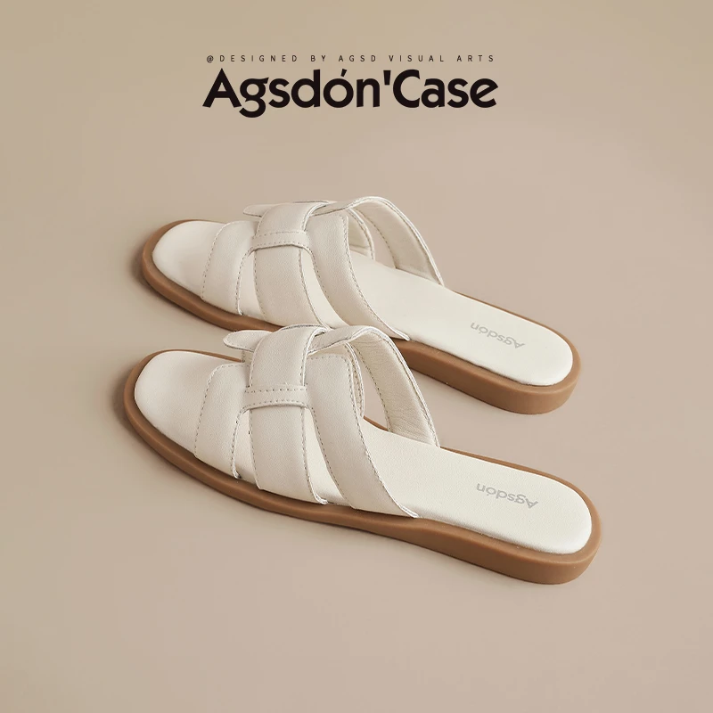 Y奥古狮登拖鞋女2025新款夏季外穿法式凉鞋一脚蹬爆款罗马沙滩鞋Y