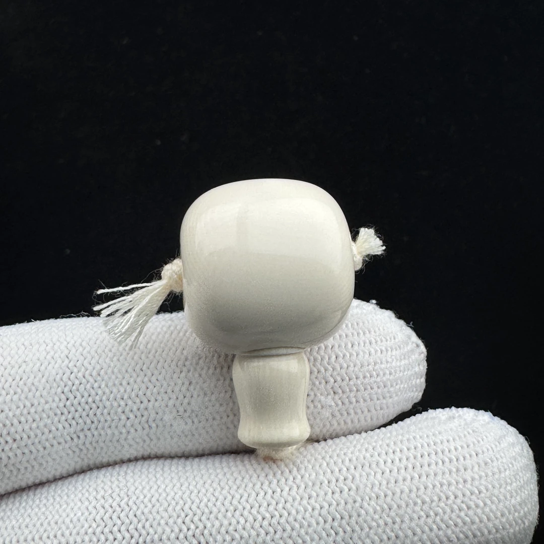 D2599天然猛犸牙 藏式分体三通18.8x30mm支持鉴定 假一罚四