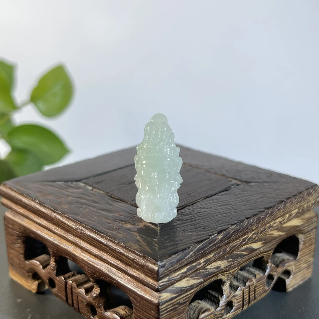 JYW25-015  天然缅甸翡翠A货  宝宝佛