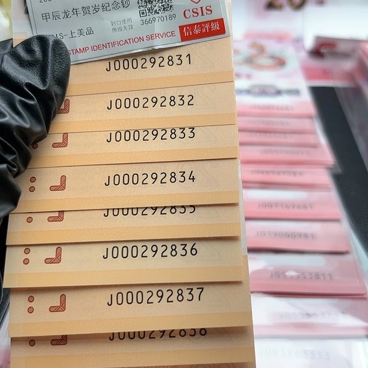 j000292831标十小龙钞简易封装小司令