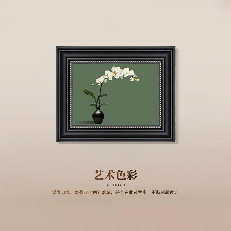 客厅艺术中古风装饰画法式复古书房墙画餐厅墙挂画高级感壁画A01