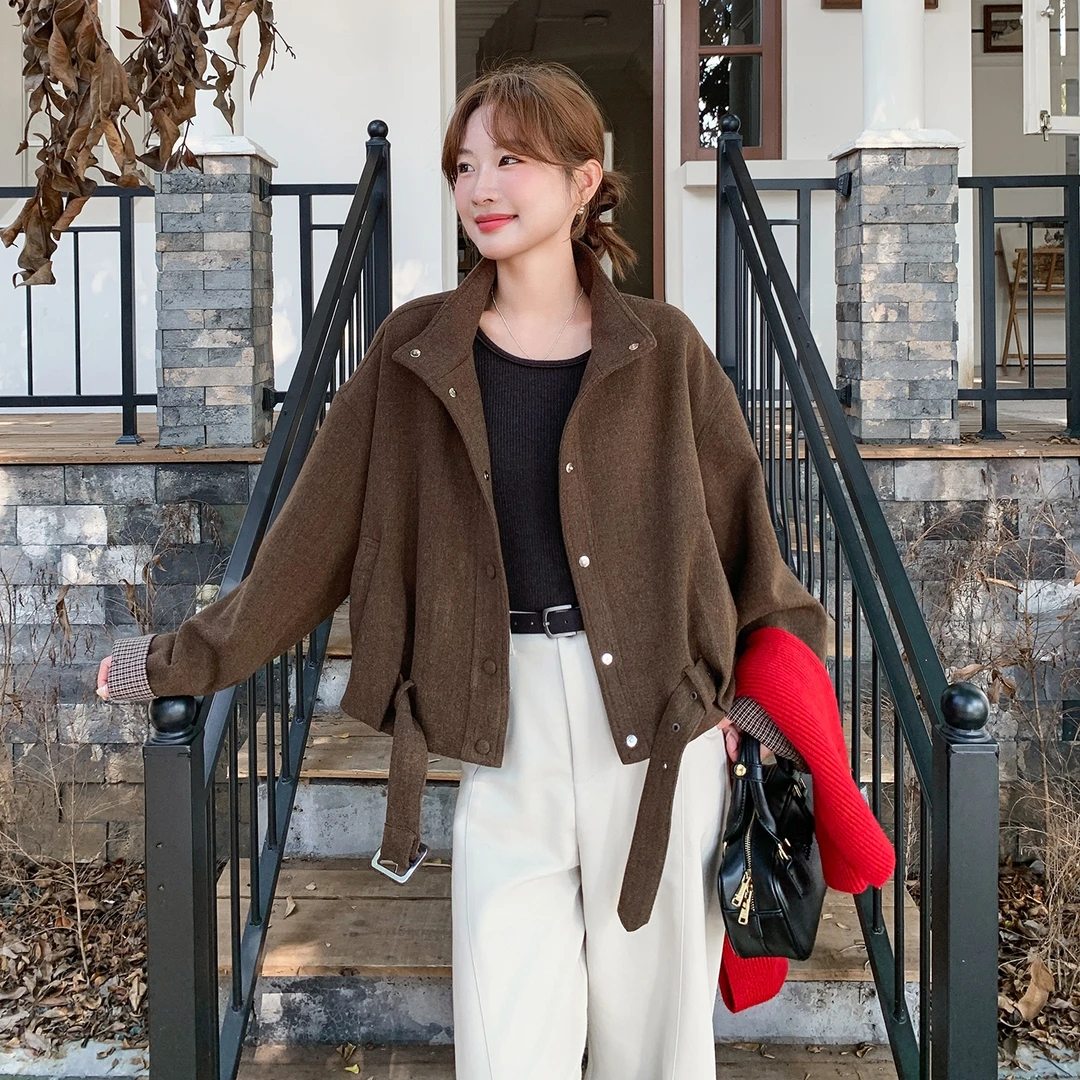 复古慵懒风气质显瘦上衣女2025秋季新款时尚设计感超好看短款外套