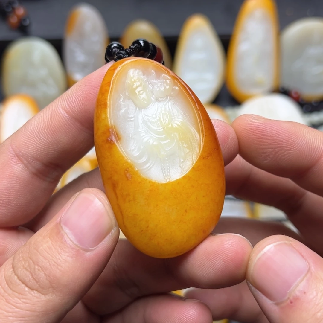 和田玉未镶嵌挂件