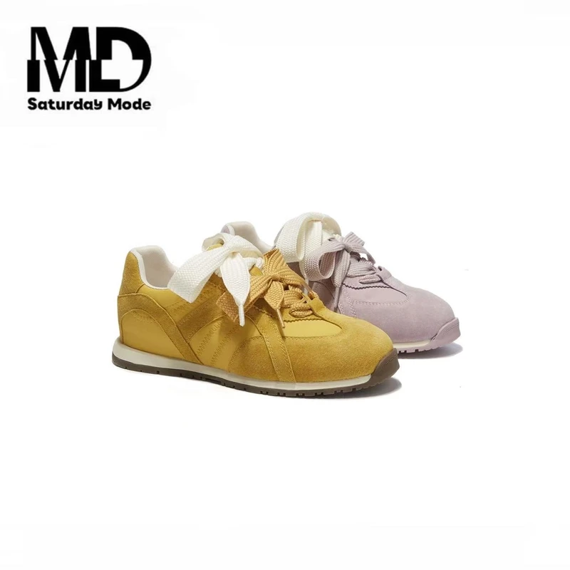 SATURDAYMODE【雅人清致】内增软底系带德训鞋25春季新款休闲鞋/魏