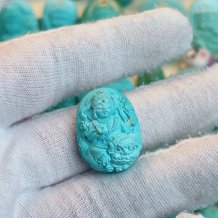 未镶嵌绿松石珠宝奇石