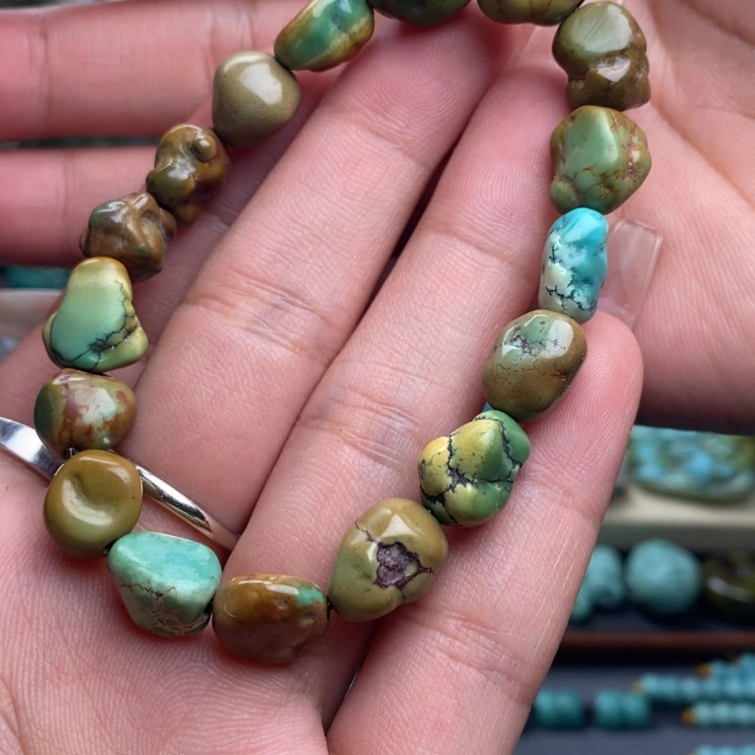 未镶嵌绿松石珠宝奇石