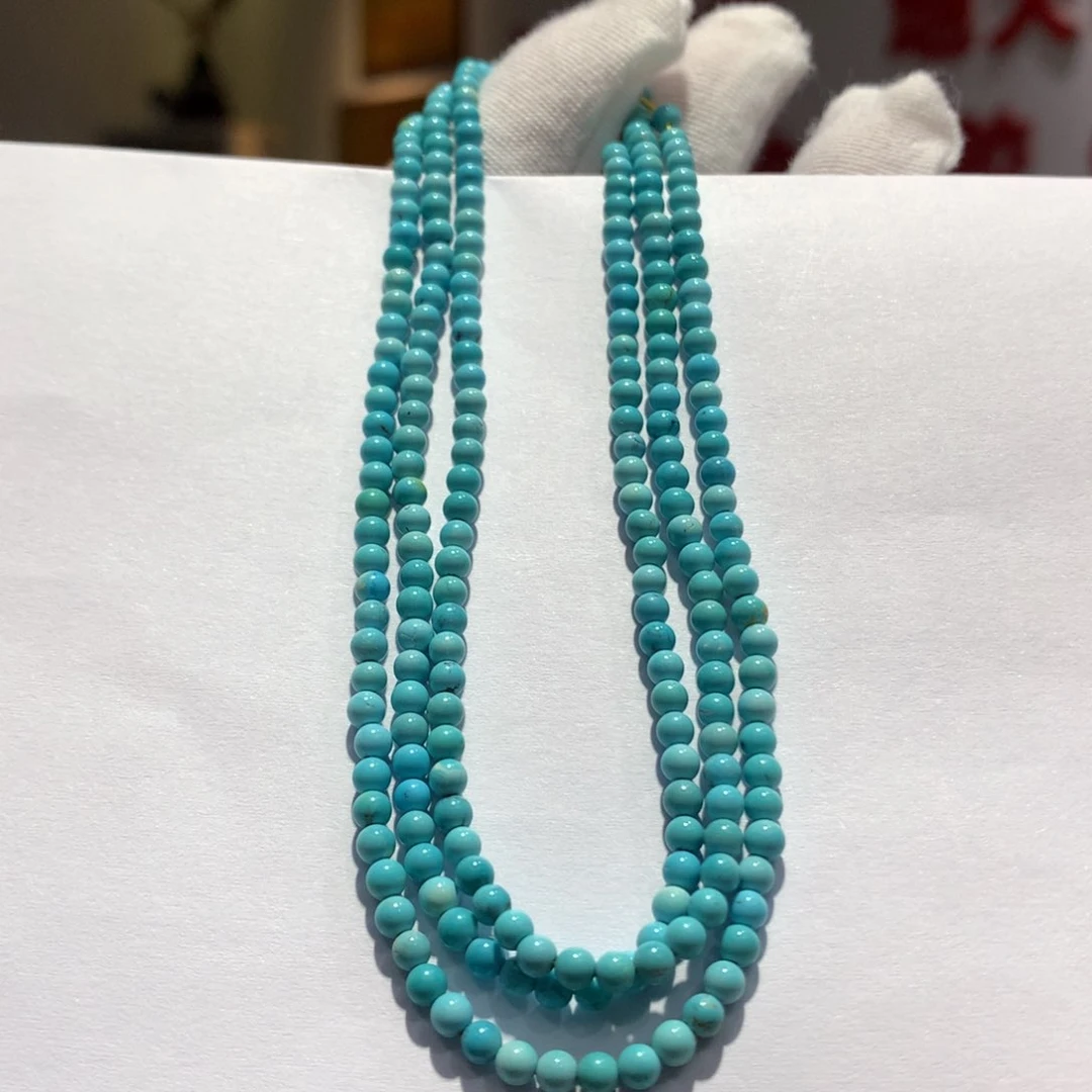 未镶嵌绿松石长链