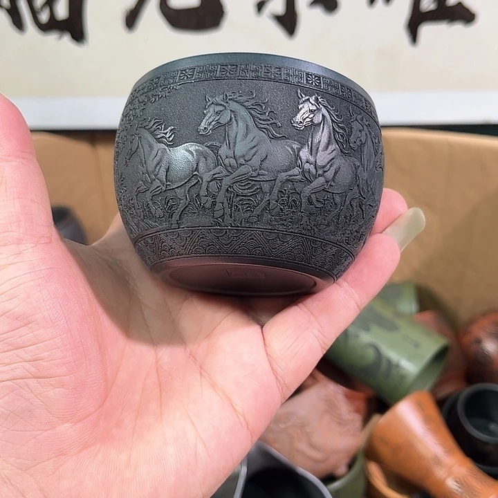 茶杯紫砂全手工紫砂主人杯