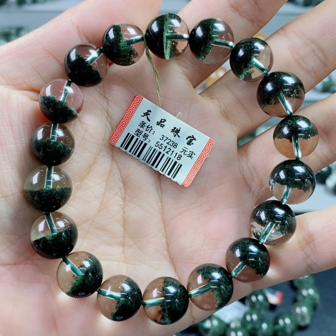 未镶嵌手链水晶绿幽灵5512118