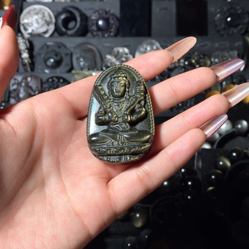 【闪购商品】黑曜岩颈饰未镶嵌雄**翔