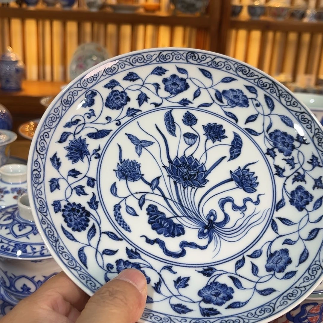 錡镇堂手工手绘壶承