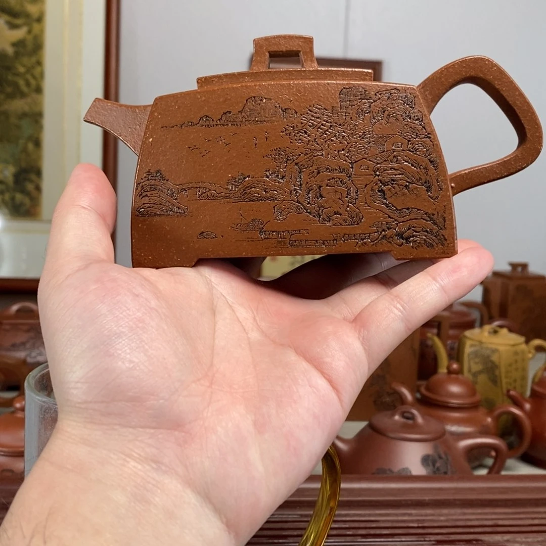 茶壶紫砂原矿泥料传统工艺制作