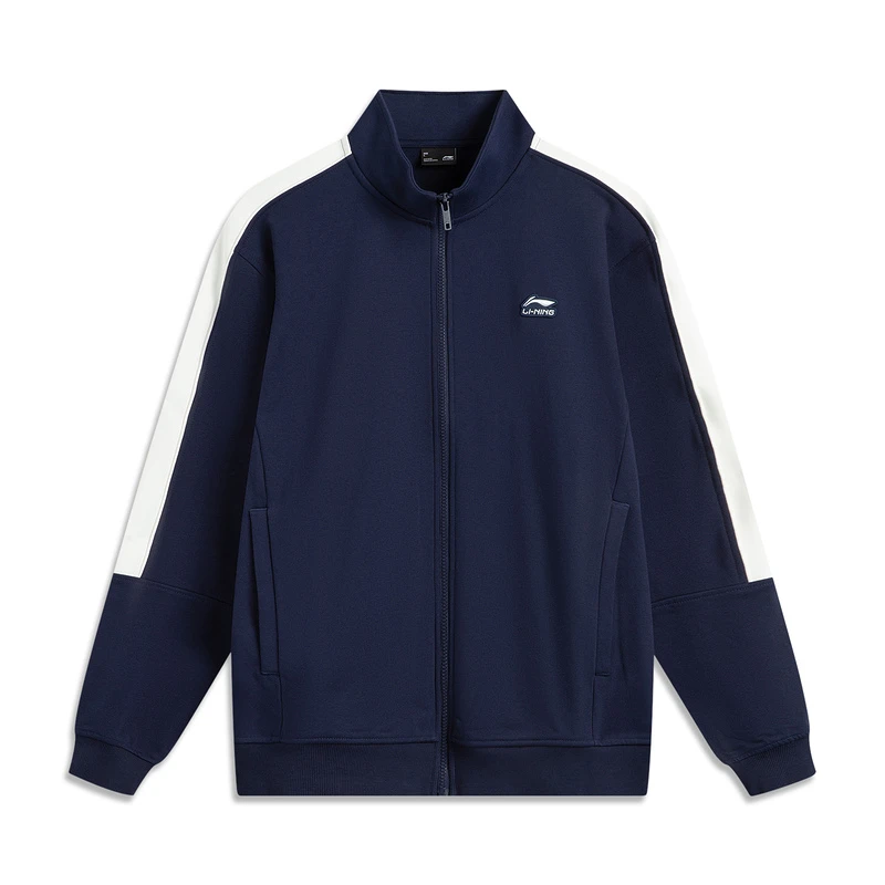 LI-NING/李宁运动生活系列男款运动经典针织外套AFDV111-4