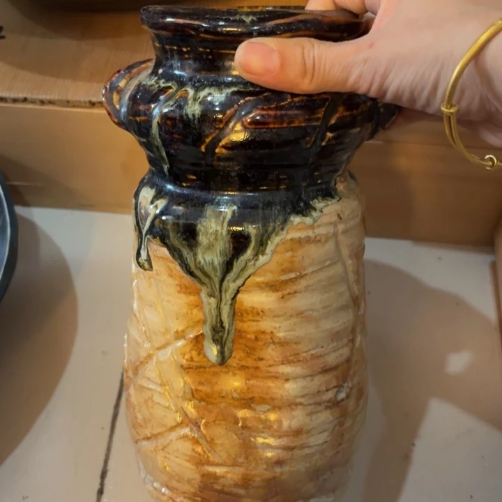 陶泥一个花器好看的