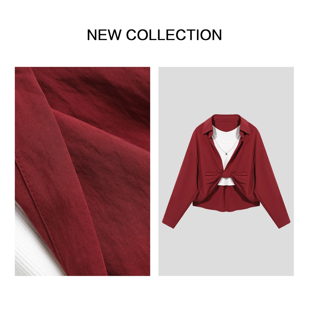 【龙哥专属】 C3F39006B 早春纯色背心上衣 简约时尚 2306